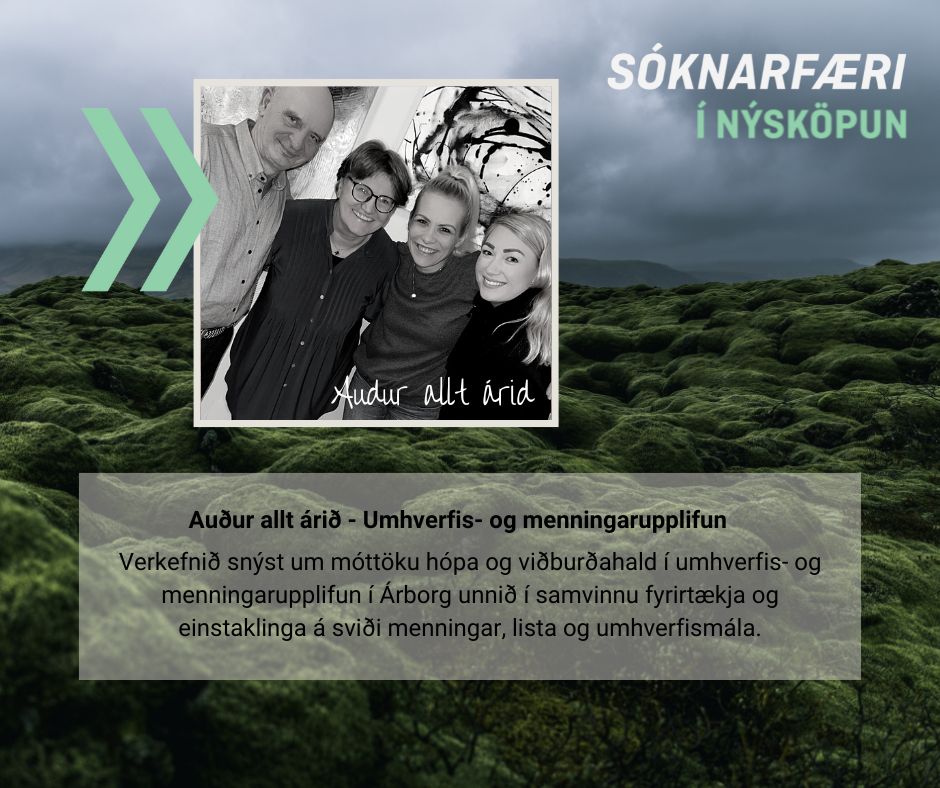 Níu teymi valin inn í viðskiptahraðalinn Sóknarfæri í nýsköpun