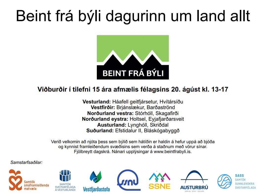Beint frá býli - afmælishátíð