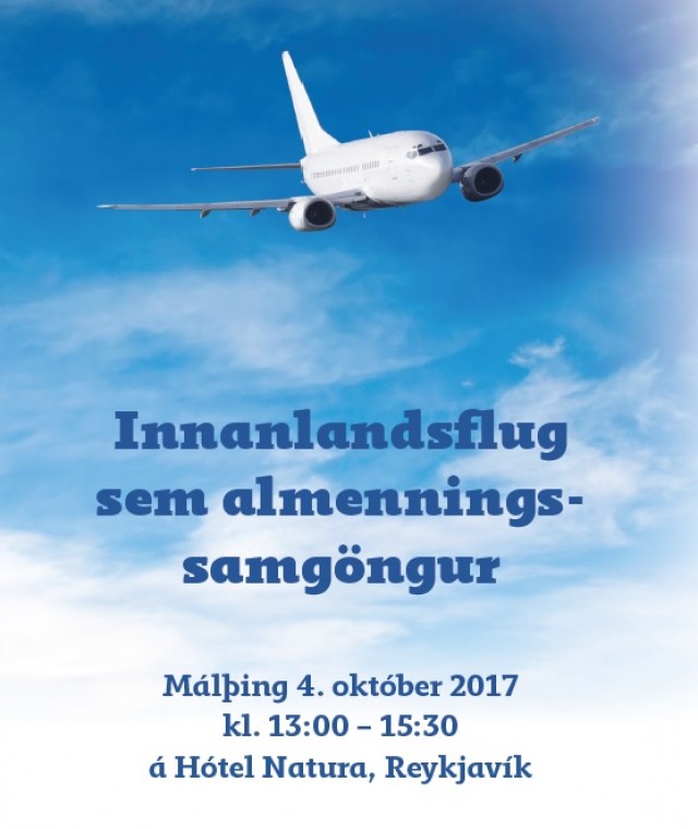 Innanlandsflug sem almenningssamgöngur