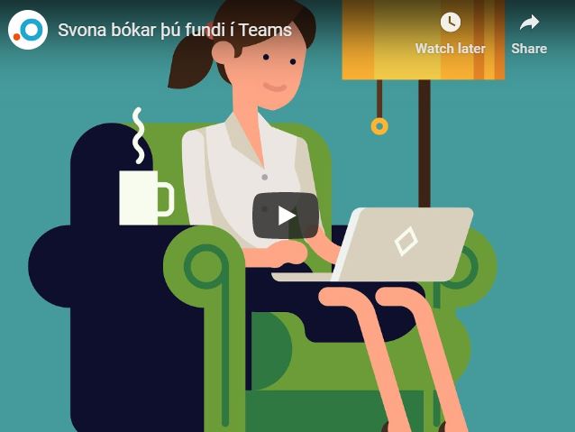 Svona bókar þú fundi í Teams