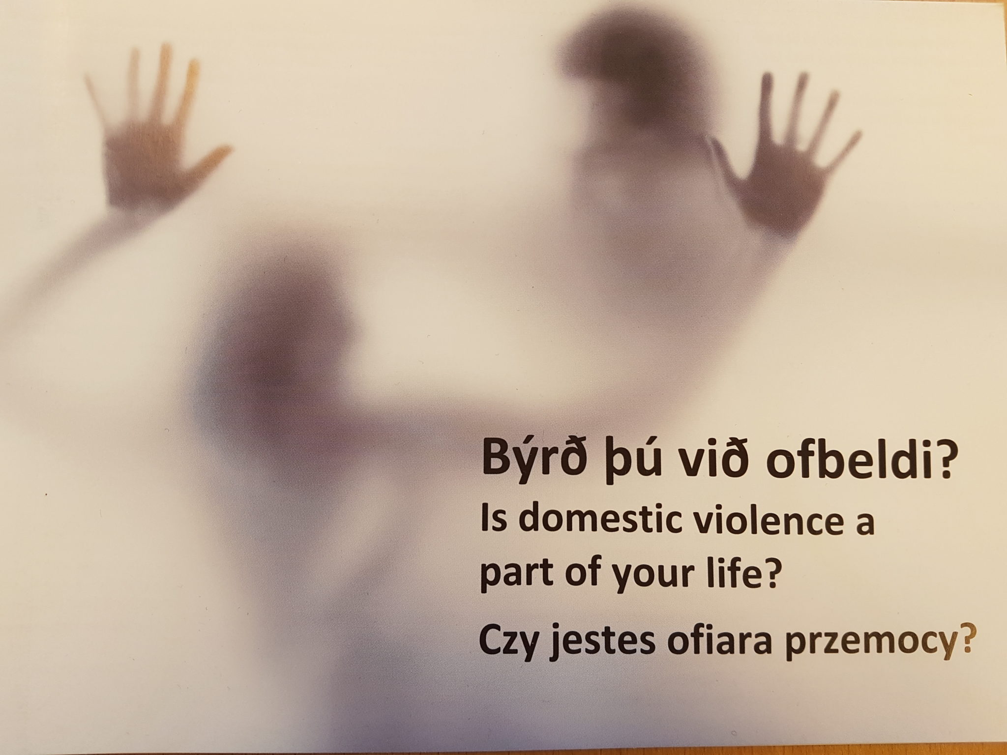 Býrð þú við ofbeldi? Nýr upplýsingabæklingur lögregluembættanna á Suðurlandi