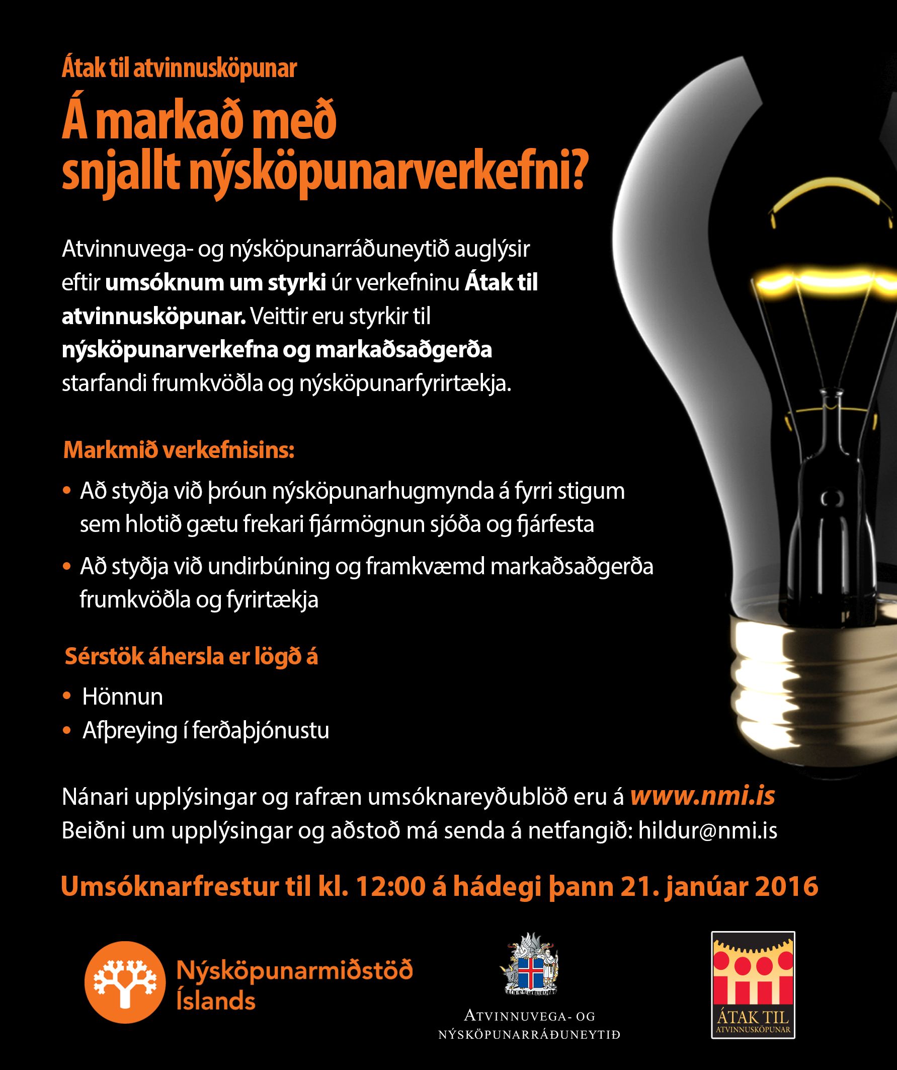 Átak til atvinnusköpunar