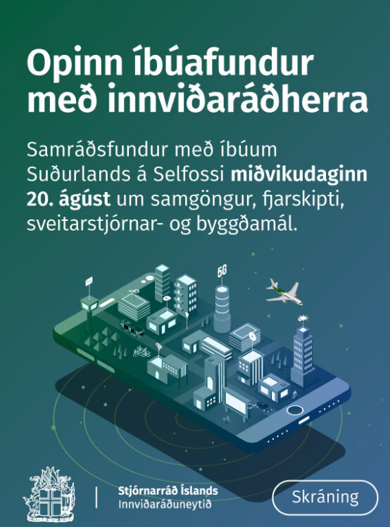 Samráðsfundur með innviðaráðherra á Suðurlandi
