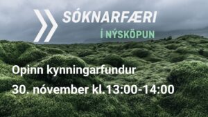 Sóknarfæri í nýsköpun - kynningarfundur