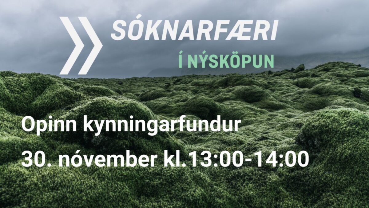 Sóknarfæri í nýsköpun - kynningarfundur