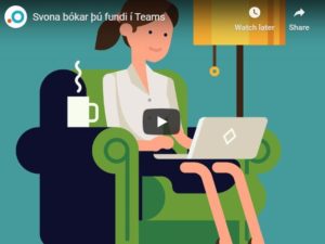 Svona bókar þú fundi í Teams