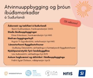 Atvinnuuppbygging og þróun íbúðamarkaðar á Suðurlandi