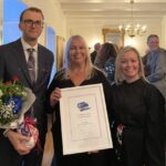 fulltrúar FIV taka við verðlaunum