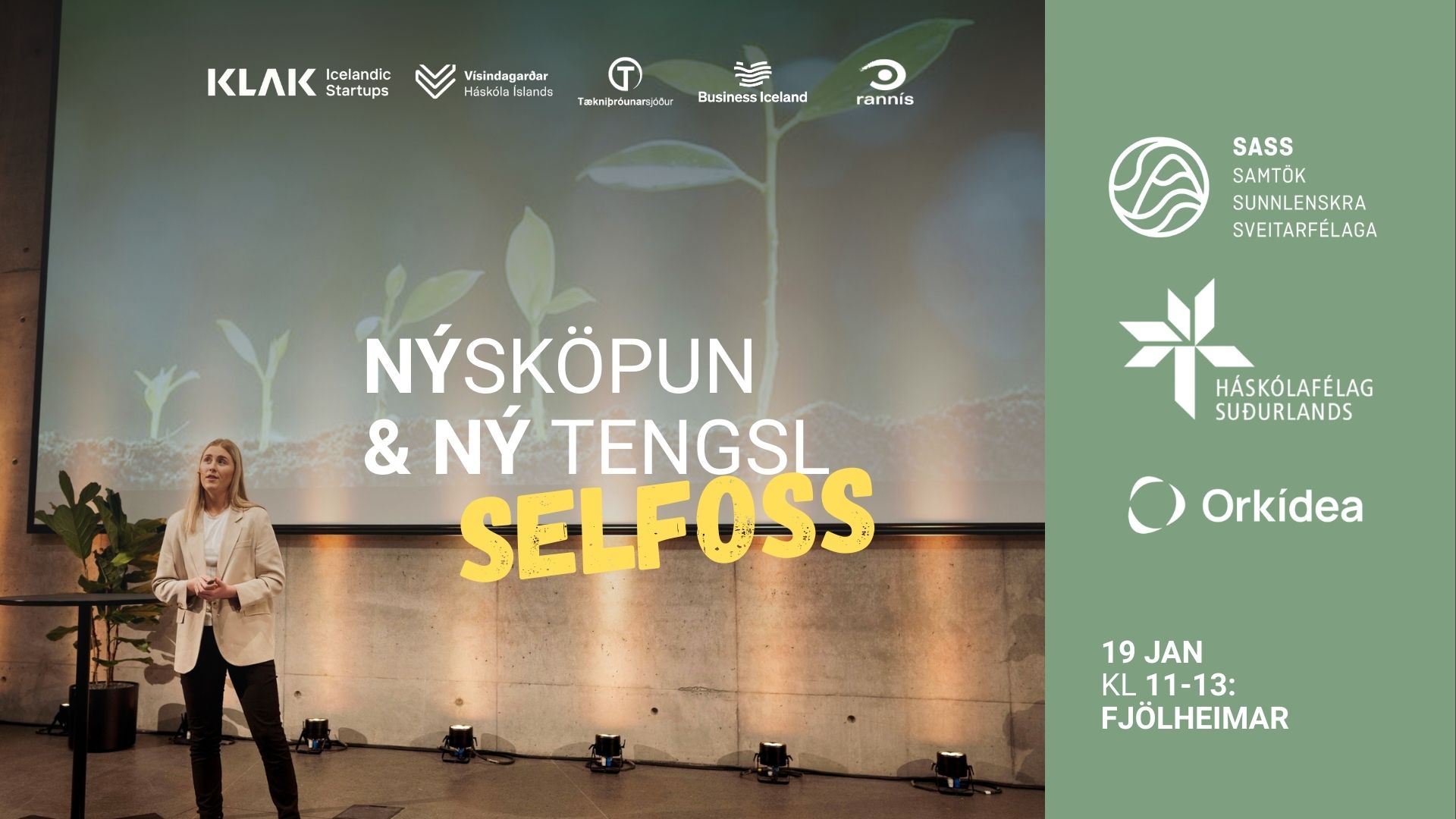 Nýsköpun og ný tengsl: Kynningarátak fyrir sunnlenska frumkvöðla